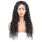 8.23 Natural Black T Part Lace Wig Water Human Hair 150% Density Pre Plucked With Baby Hair