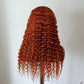 Deep Wave 4x4Closure Orange Pre Plucked100%Human Hair