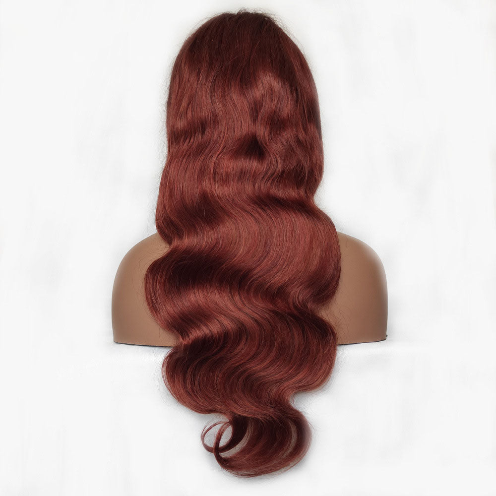 8.18Body Wave HD 4x4 Glueless Lace Closure Wigs Human Hair Pre Plucked with Baby Hair Human Hair