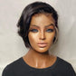 3Color Pixie Cut Wig 13×4×1 T Part Lace Bob Wigs Human Hair Natural Hairline 150% Density(6 Inch)