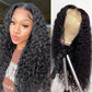 8.23 5*5 Closure Lace Glueless Natural Black Wig Human Hair Curly 150% Density Wig Pre Plucked With Baby Hair