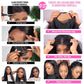 8.23 5*5 Closure Lace Wig Human Hair Kinky Curly Glueless Natural Black 180% Density Wig Pre Plucked With Baby Hair