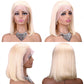 8.23 613 Bob Wig Human Hair Short Bob 13*4 Lace Front Wig Pre Plucked  Glueless HD Lace Brazilian Virgin Human Hair 150% Density