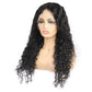 8.23 Natural Black T Part Lace Wig Water Human Hair 150% Density Pre Plucked With Baby Hair