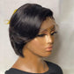 3Color Pixie Cut Wig 13×4×1 T Part Lace Bob Wigs Human Hair Natural Hairline 150% Density(6 Inch)