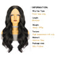 13*4 Frontal Body Wave T Part Lace Pre-Plucked Blend 26'' Wig