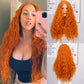 Breathable Deep Wave T Part HD Lace Glueless 24" Long Wig