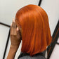 Beginner Friendly Glueless Juicy Orange Short Bob Blended Wig | Upgraded 2.0